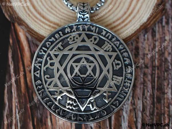 Amulette Talisman Hexagramme Pentacle 
